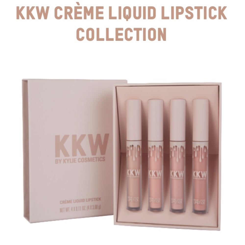 KKW creme liquid lipstick collection